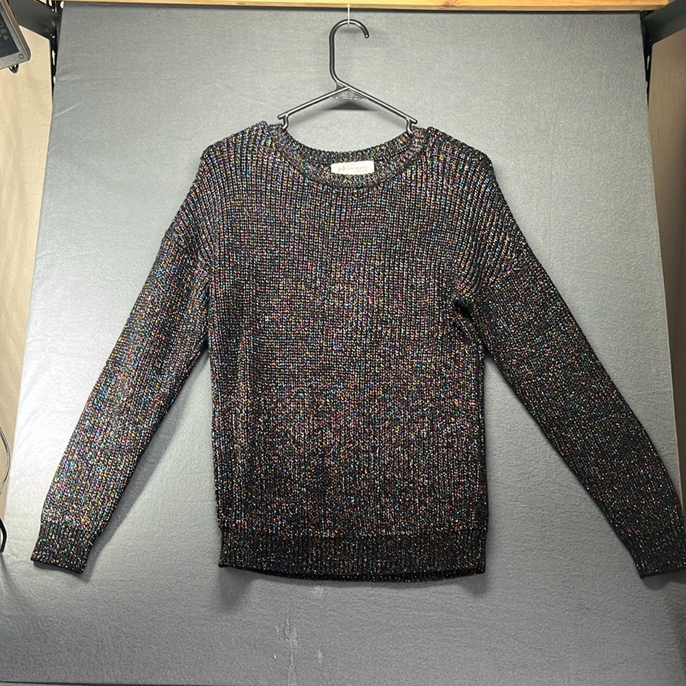 Philosophy Black Crew Neck‎ Sweater